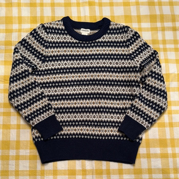 J. Crew Factory Other - Crewcuts Navy Fair-isle Sweater size 6-7